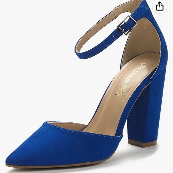Dreampairs shoes royal blue suede - Picture 2 of 8